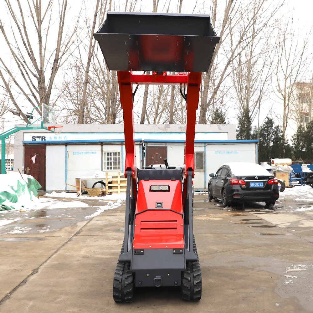 Newest Mini Stand on Skid Steer Meet CE Euro V EPA Steer Loader with Bucket