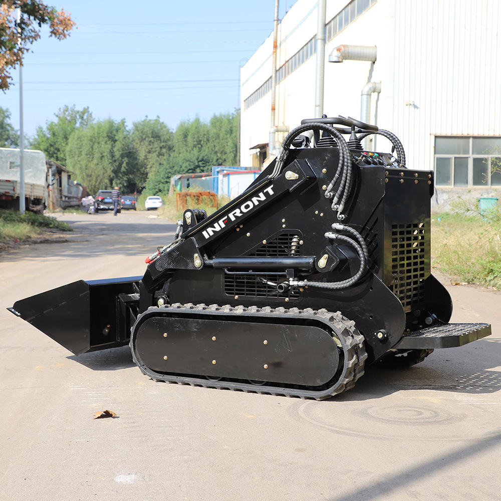 Small Skid Steer Loader Sk650 300kg 23HP Customized Dingo Tracked Front End Mini Skid Steer Loader