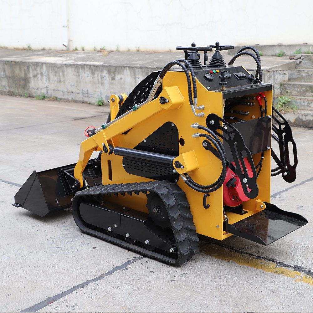 Wheel Track Type Mini Skid Steer Loader 500kg Mini Skid Loader