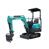 1.2 Tons Tailless Model Mini Digger Bagger Rubber Track Drive with Cheap Price Mini Construction Machinery for Sale