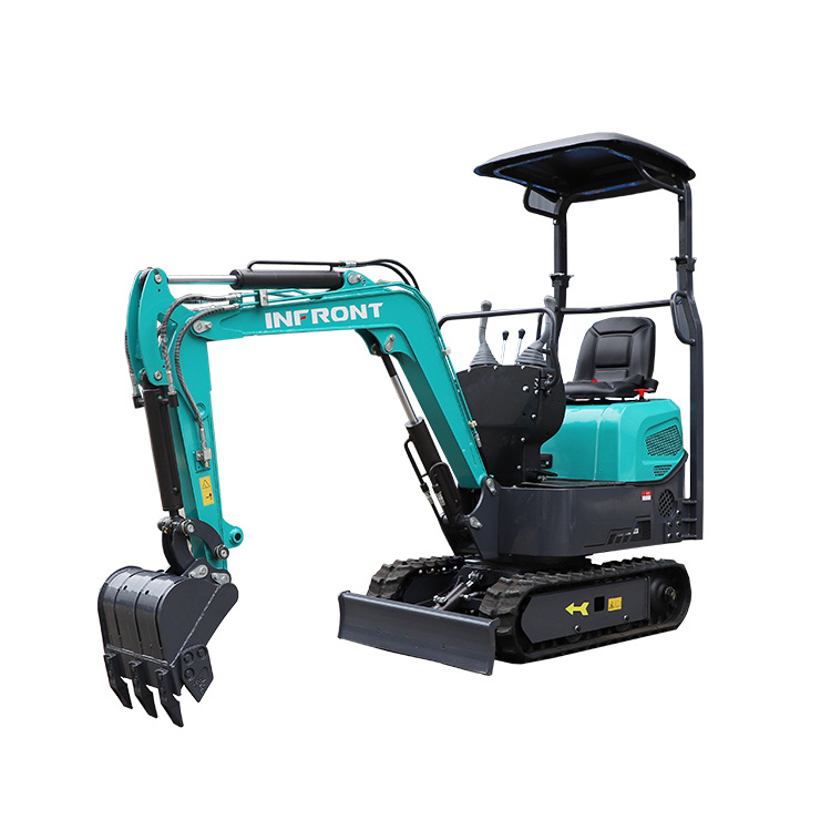 1.2 Tons Tailless Model Mini Digger Bagger Rubber Track Drive with Cheap Price Mini Construction Machinery for Sale