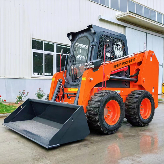 Chinese Micro Skidsteer Loader YF380 Mini Skid Loader With Attachments