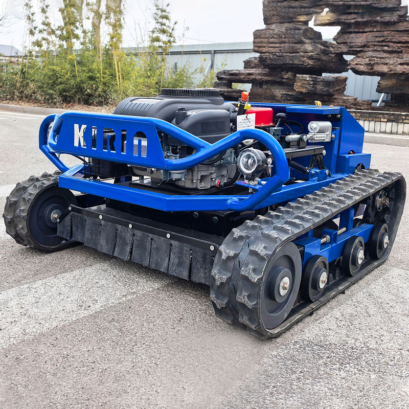 Hot Small Home Tracked Zero-Turn Lawn Mower Self-Propelled Weed Whacker Remote Control Garden Mower