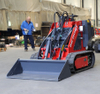 Infront Manufacturer Earth-Moving Machinery Articulated Skid Steer Mini Track Loader with Forks Attachment