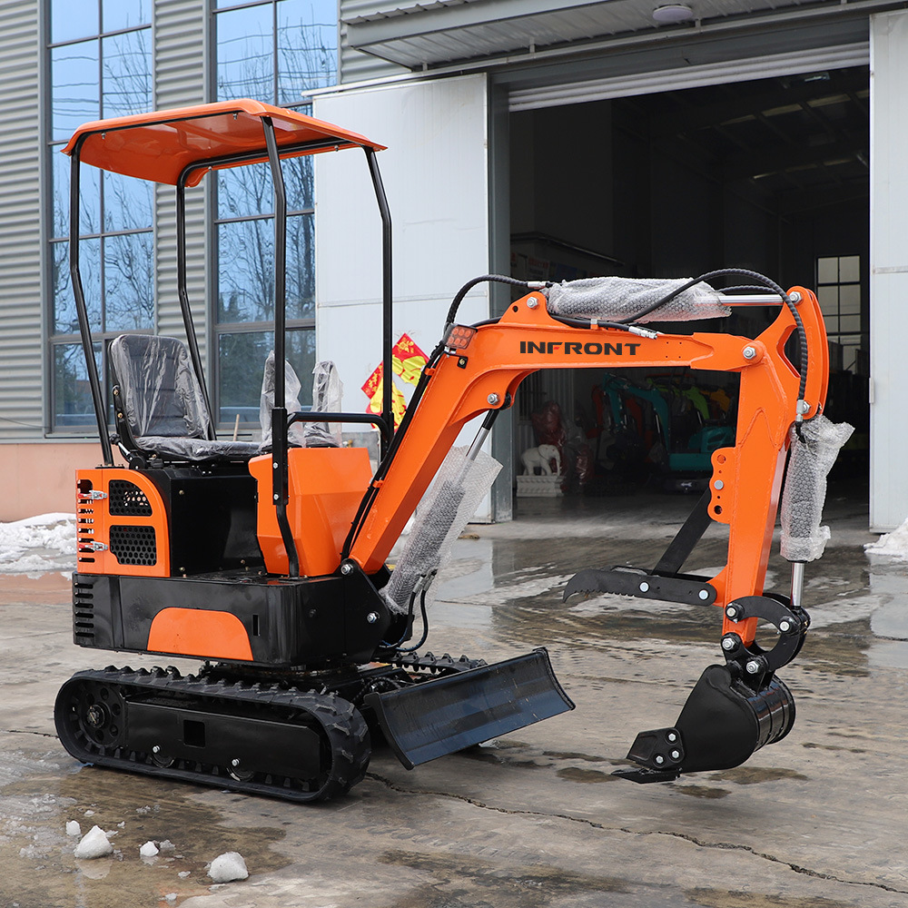 Chinese Brand Garden Agriculture Mini Crawler 1.2 Tons Excavator