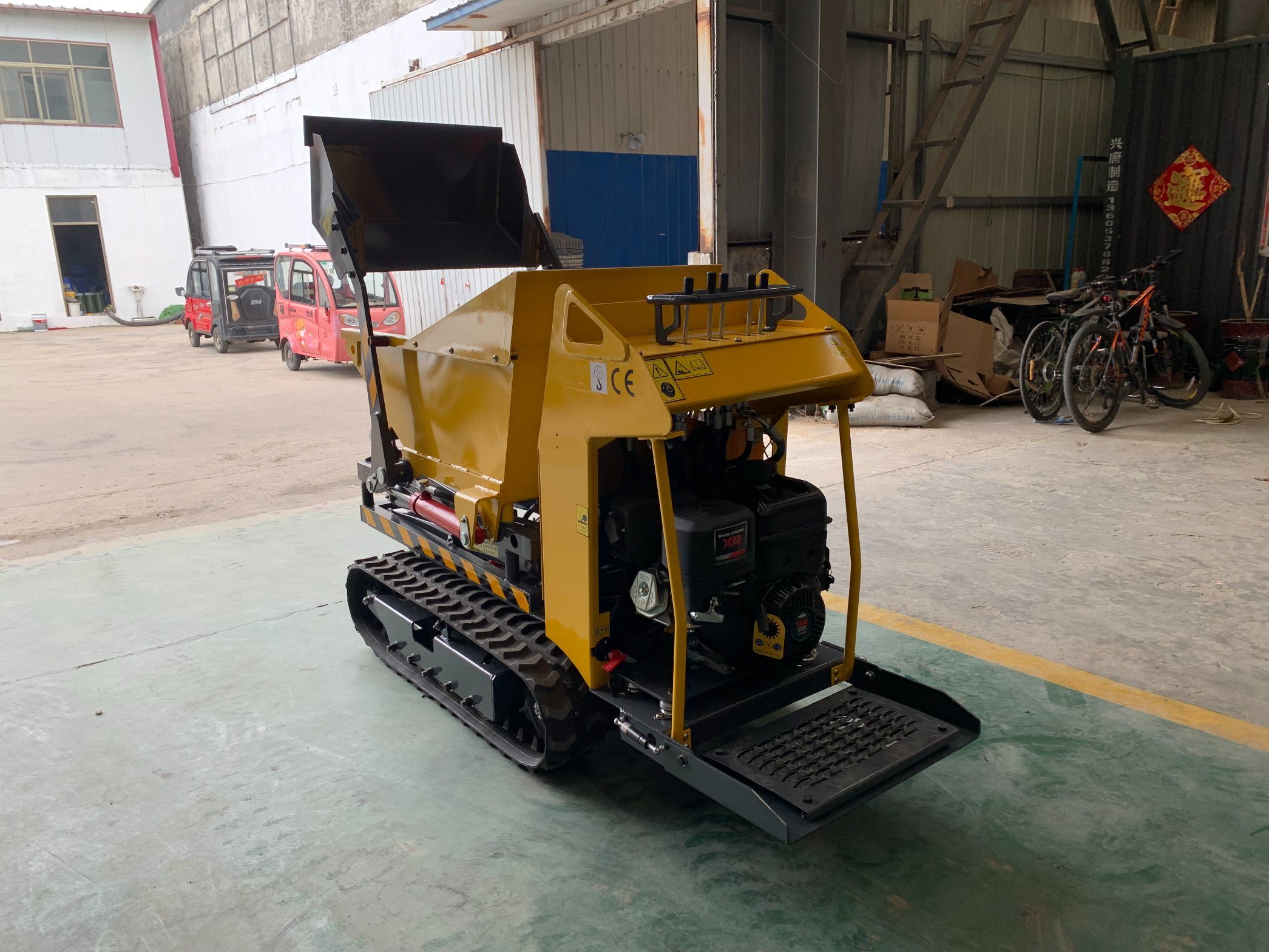 Electric Mini Dumper Mini Dumper 1 Ton New Pattern Hydraulic Dumper with CE EPA