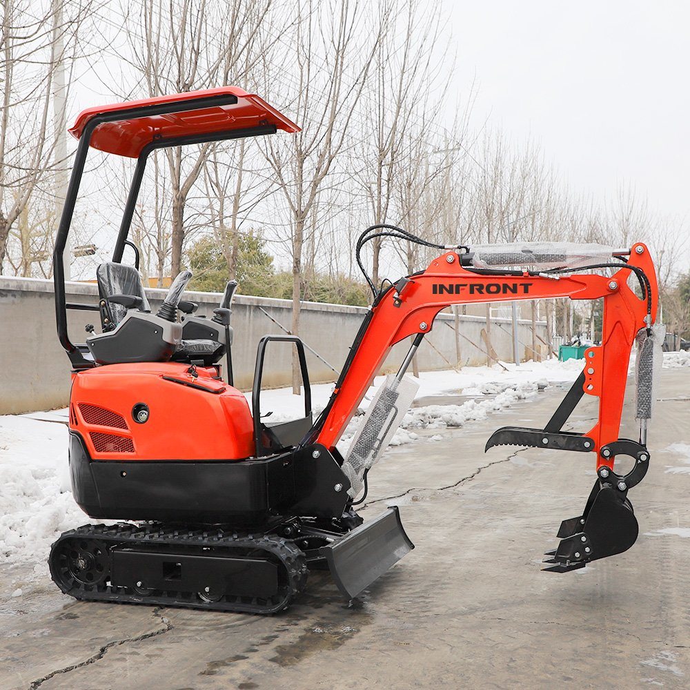 High Performance Hydraulic Backhoe Garden Towable 1.2electric Excavator