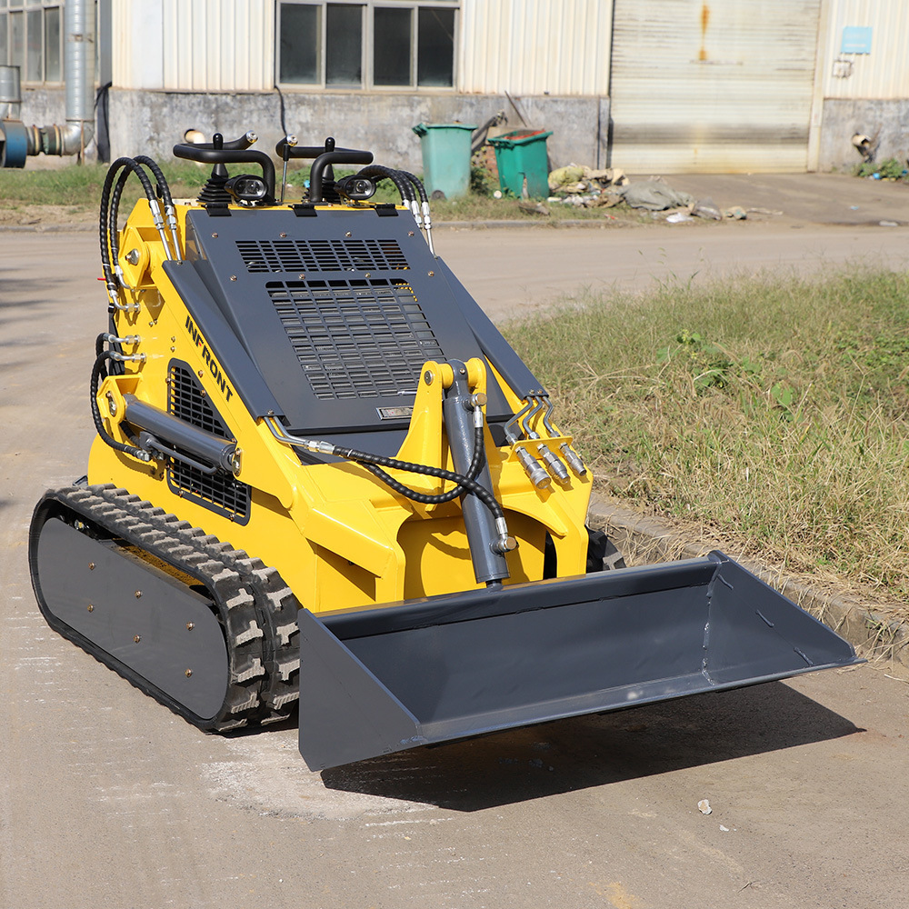 Fully Hydraulic Multifunction Mini Diesel Wheel/Crawler Skid Steer Loader