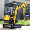 Free Shipping Home Mini Excavator Machinery New Crawler Digger 1 Ton 2 Ton EURO 5 Epa Kubota Engine Crawler Excavators 3.5 Ton