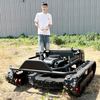 Free Shipping Mini Remote Control Lawn Mower Electric Crawler Small Lawn Mower Crawler All Terrain Remote Mini Lawn Mower