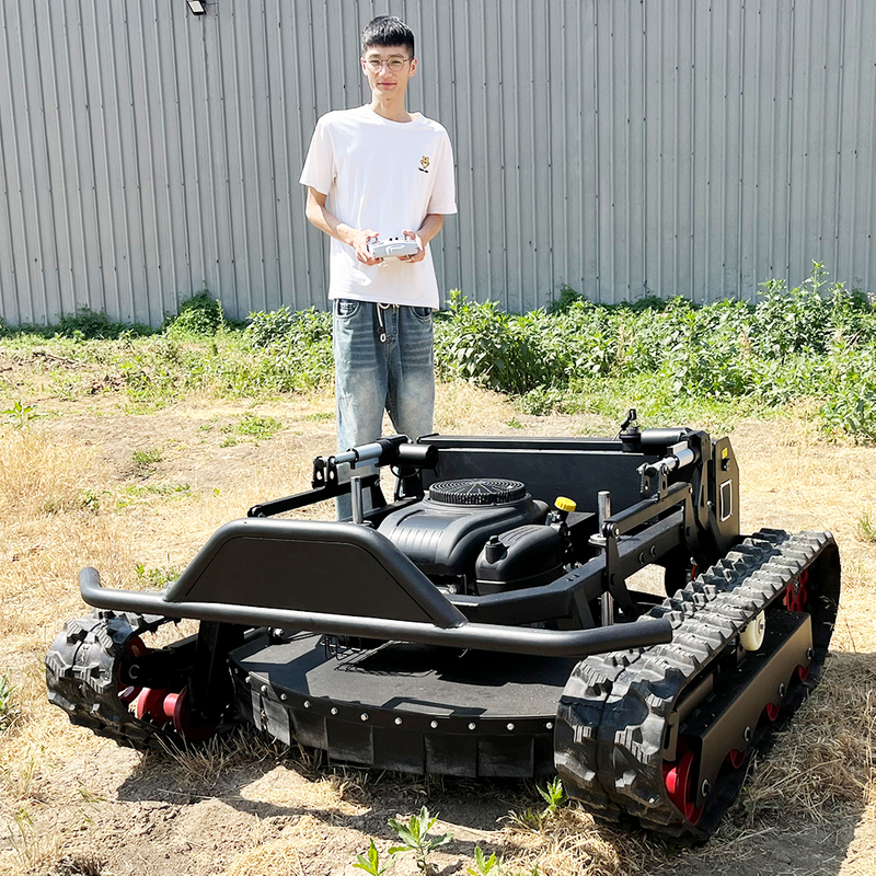 Free Shipping Mini Remote Control Lawn Mower Electric Crawler Small Lawn Mower Crawler All Terrain Remote Mini Lawn Mower