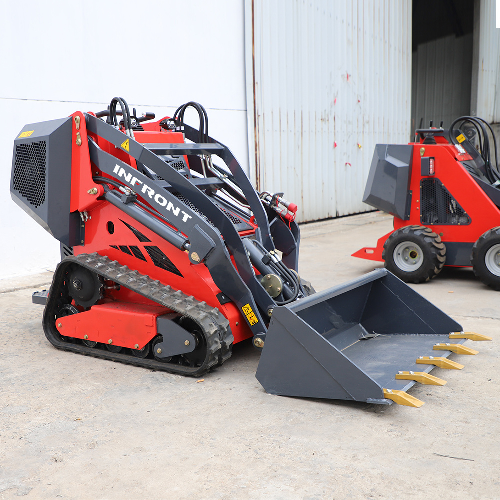 Wholesale Cheap Price Skid Steer Track Mini Petrol Skid Steer Loader