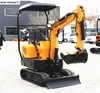 Factory Price Mini Digger 1ton Micro Bagger 1.2 Ton Mini Excavator 1000kg Mini Excavator