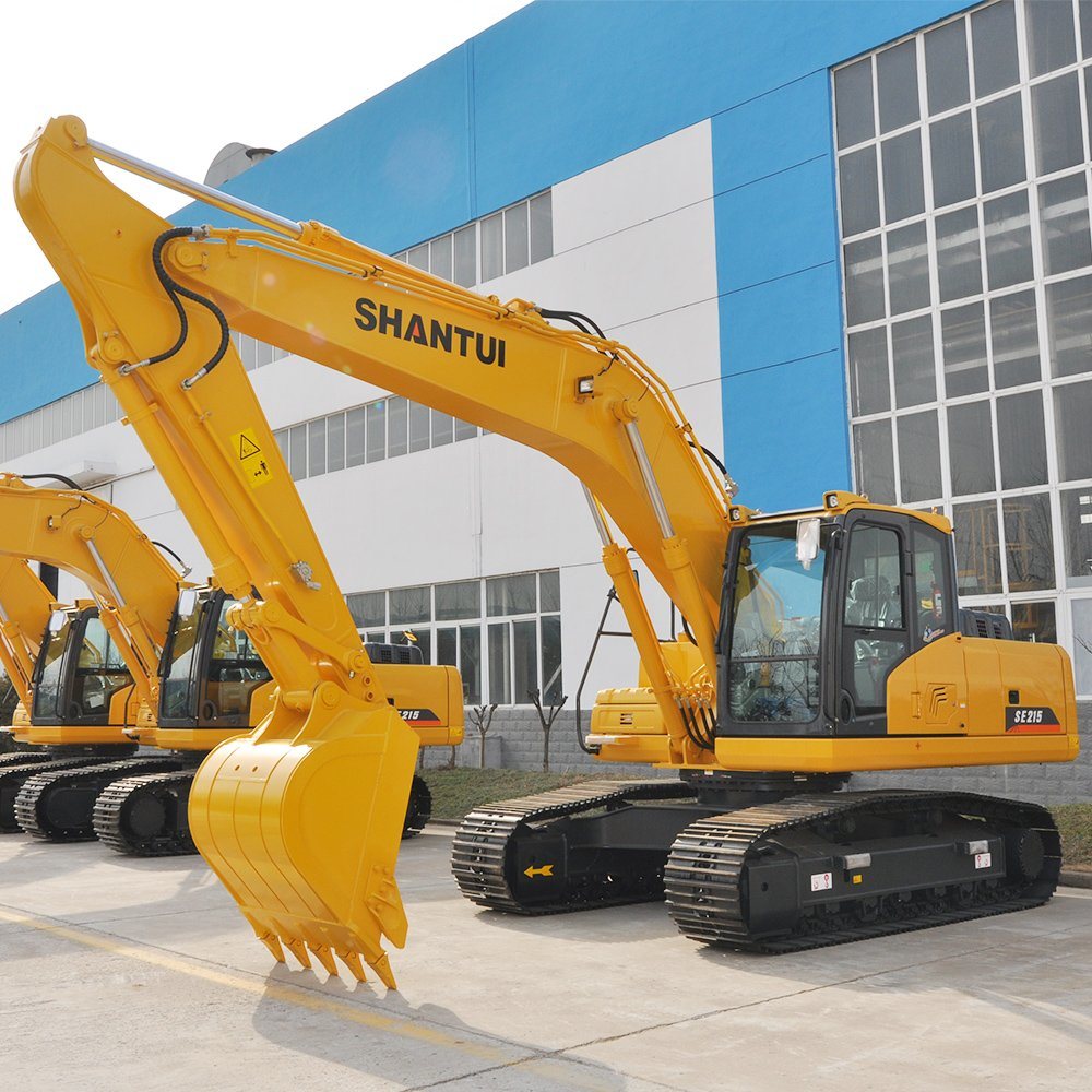 21.5 Ton Diesel Digger Great Power Engine China Crawler Big Excavator