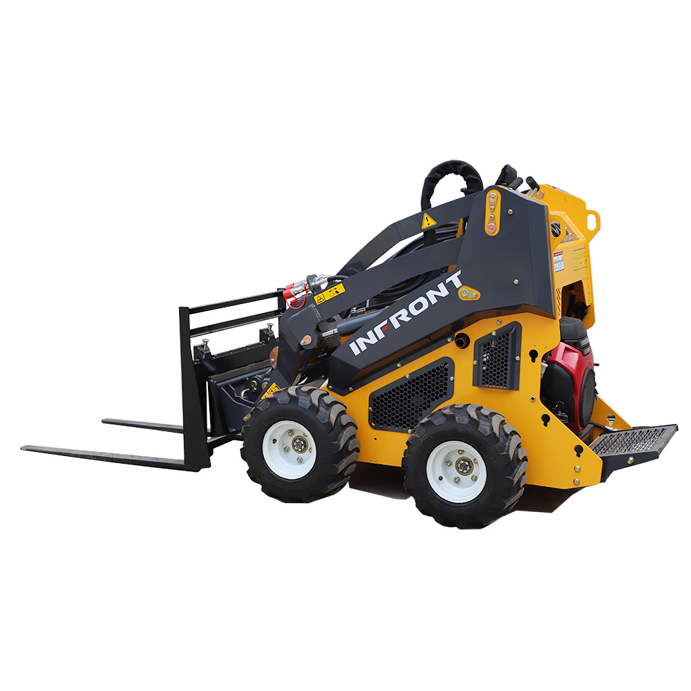 Factory Hot Small Skid Steer Front Loader with Bucket Compact Skid Steer Loader Attachment Mini Skid Steer on Sale