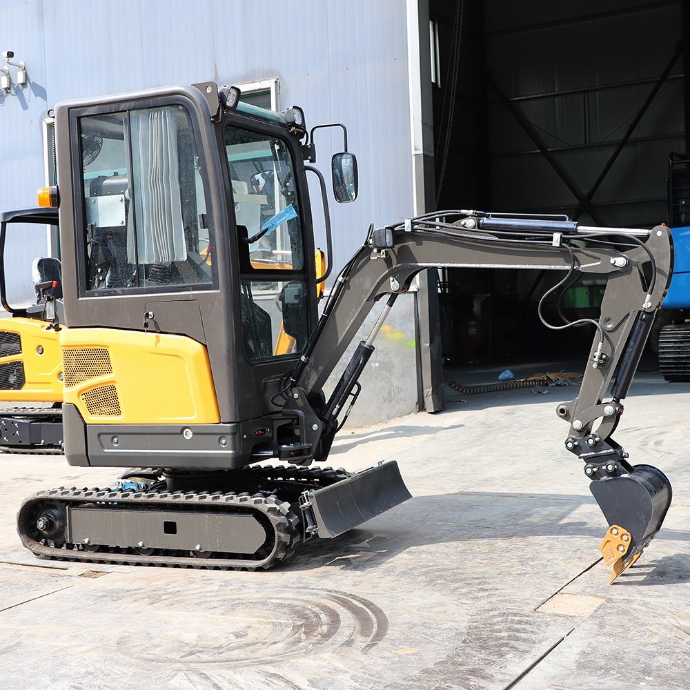 1.8/2 Ton Mini Crawler Excavator Digger with Hydraulic Tilt Mud Cleaning Bucket