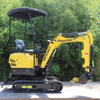 Earth Moving Mini Machinery with Attachments High Quality 1.5 Tons Excavator Hot Selling