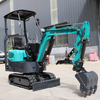 3.5 Ton Mini Excavator 1 Ton 2 Ton Famous Engine Digger Excavator Mini Pelle Chinese Used Small Excavator Machine