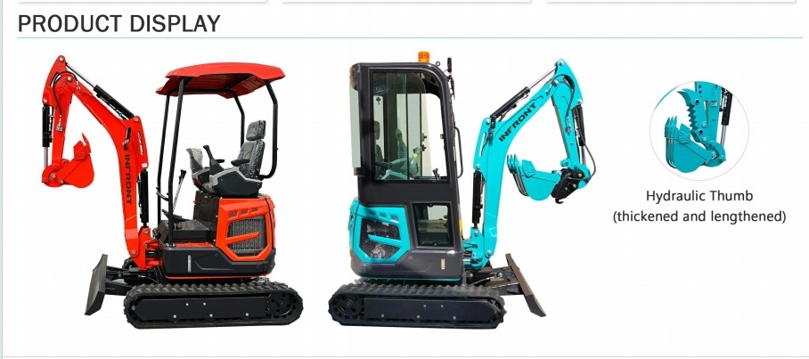 China Factory Mini Excavator Prices 1.8 Ton New Excavator with Cheap Price