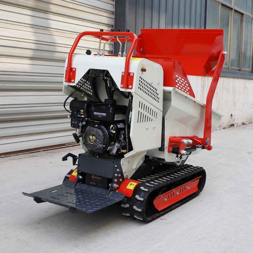 OEM Full Hydraulic Dumpers 500kg Load Capacity Gasoline Engine Powered Barrow Mini Dumper