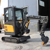 Fast Delivery 1.5 Ton Mini Digger Hydraulic Crawler Mini Excavator