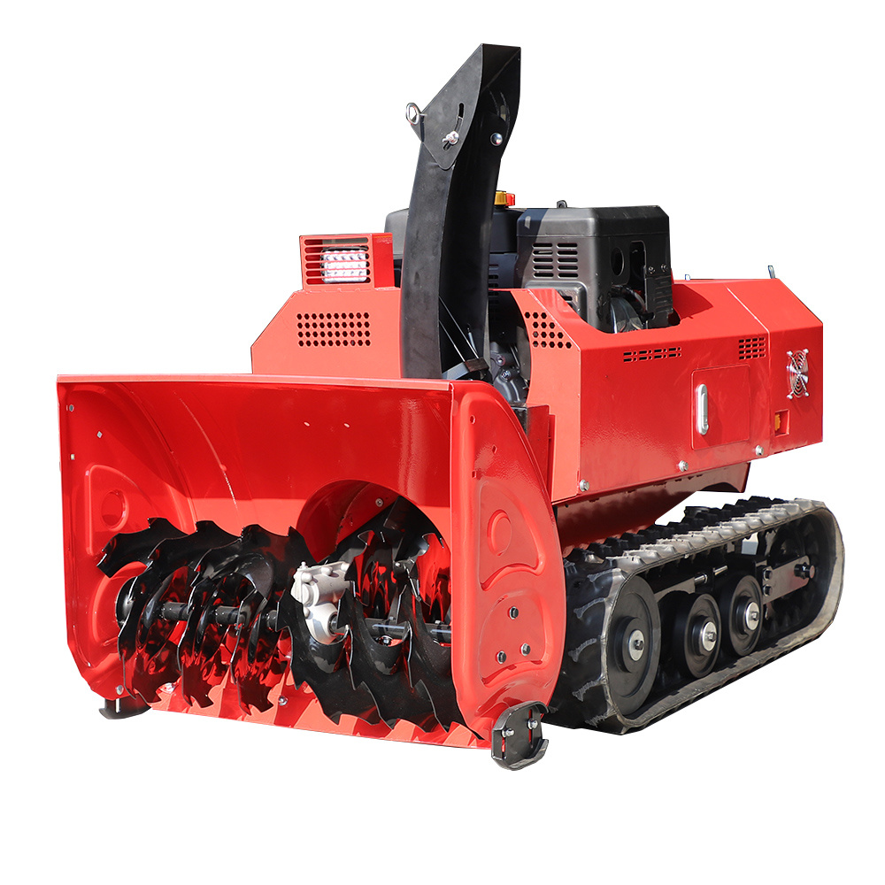 Factory Cheap Price Grass Robot Slope Crawler Remote Control Snow Blower with CE EPA Certificate