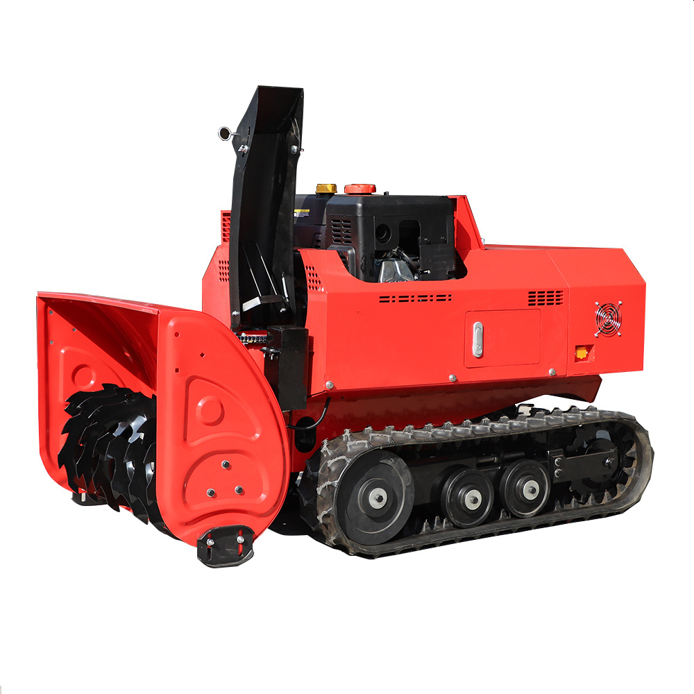 Factory Cheap Price Grass Robot Slope Crawler Remote Control Snow Blower with CE EPA Certificate