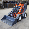 EPA CE Euro5 ISO Approved Skid Steer Mini Loader High Quality Garden Trucking Machine Wholesale Wheel Drive Loader