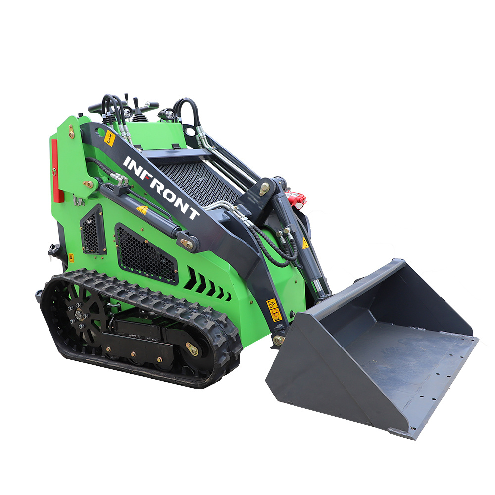 EPA Certified Small Skid Steer Front Crawler Type Mini Skid Steer Loader with Reliable Wheel Type Engine Motor Pump for Farms