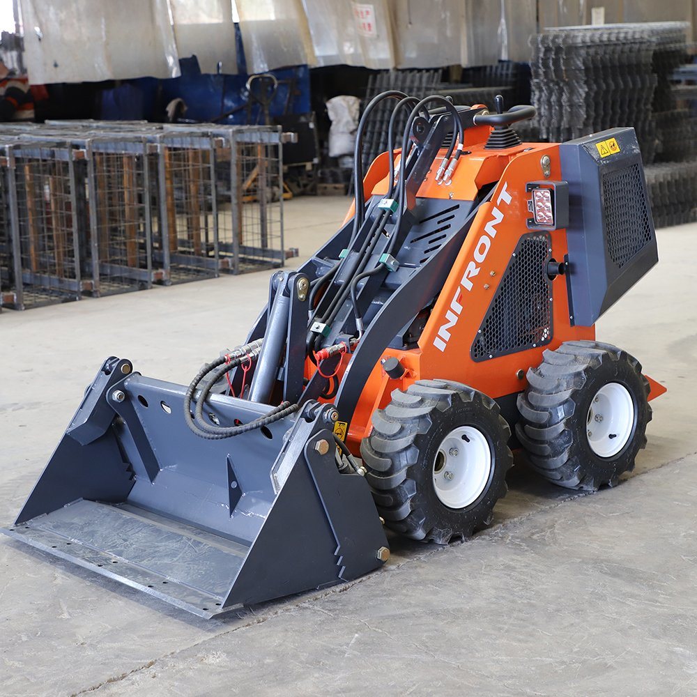 Cheap Hydraulic Mini Skid Steer Loader Skidsteer with Track Wheel Loaders