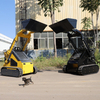Skid Steer Mini Track Loader Crawler Seated Hydraulic Small Track Skid Steer Loader for Sale
