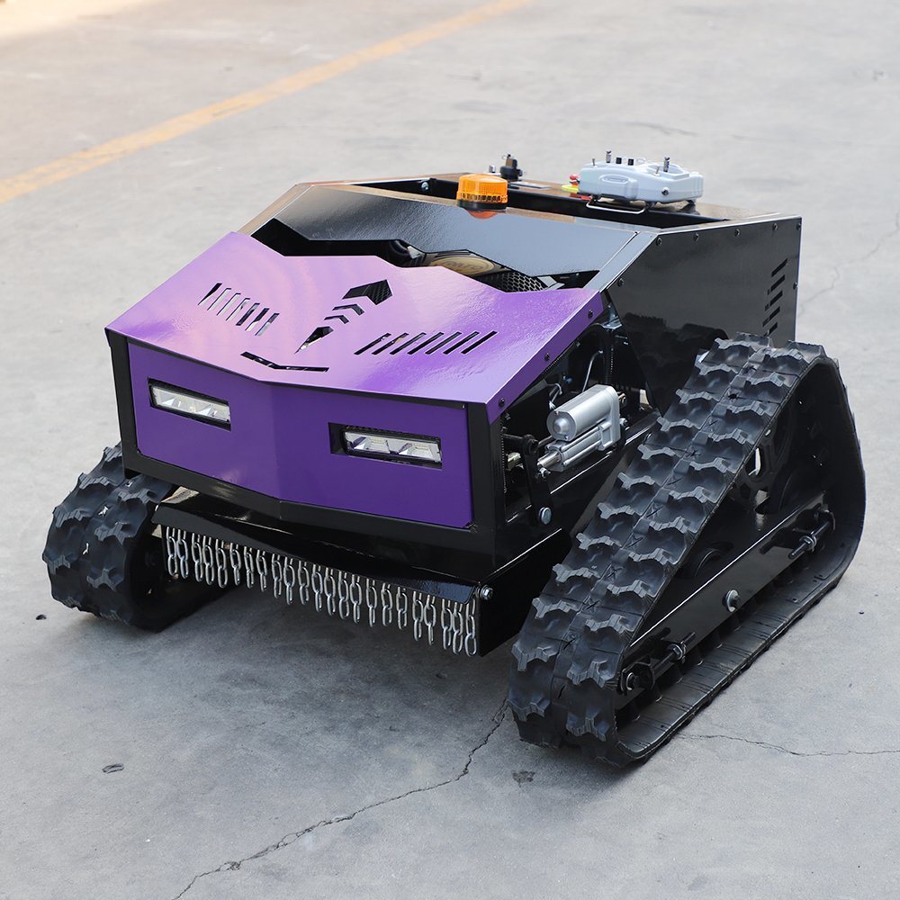 Two Color Lawn Mower RC Gasolene Grass Trimming 500 mm