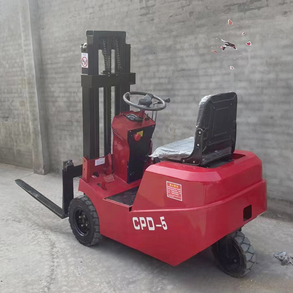 Factory Direct Sales Standard Fork Lift Pallet Truck 4-Wheel Diesel Forklift with CE Certificate