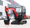 Japan Engine Approved Small Excavator 1.5 Ton 2 Ton 3.5 Ton Mini Crawler Excavator with Hydraulic Thumb Bucket