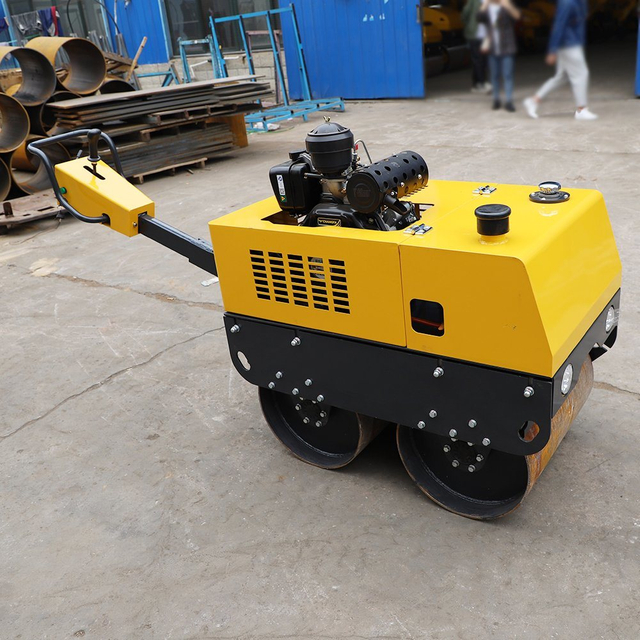 China Infront New Listing Mini Roller Walk-Behind Rollers 0.8 Ton 1 Ton 2 Ton Road Roller with Handbrake