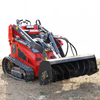 Free Shipping Mini Front End Skid Steer Loader Wheel Electric Tracked Skid Steer Loader with Attachments