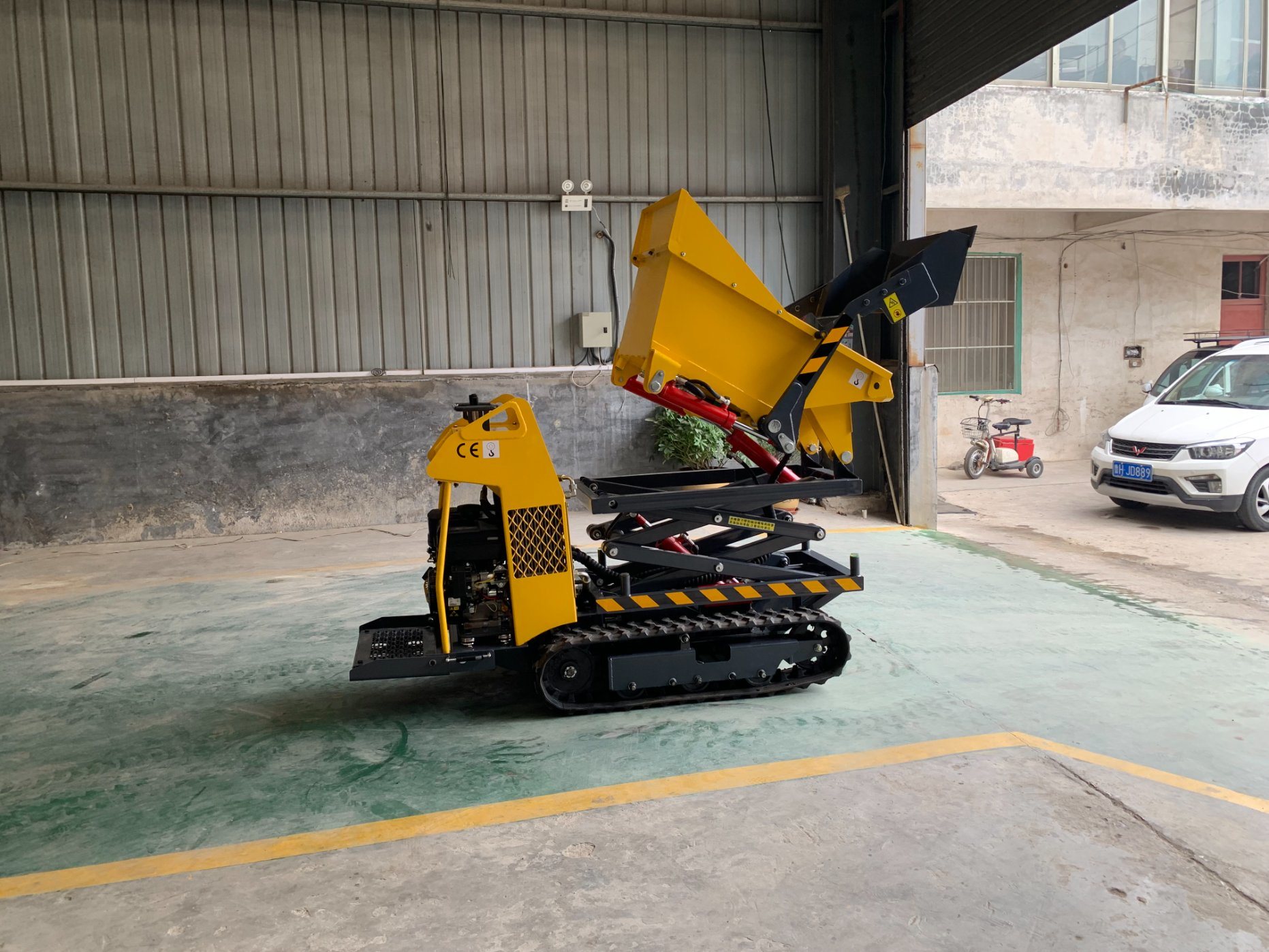 High Quality 350kg Small Transport Vehicle Construction Machinery Mini Dumper