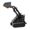 1500kg 1200kg 700kg 1000kg 380kg Skid Steer Loader Crawler Engineering Air Conditioner Skid Steer Loader with Enclosed Cabin