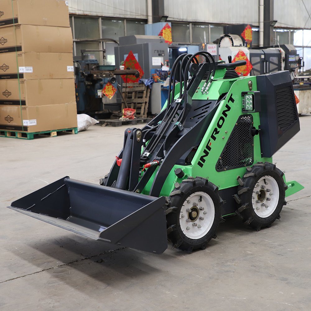Small Skid Steer Loader Sk650 300kg 23HP Customized Dingo Tracked Front End Mini Skid Steer Loader
