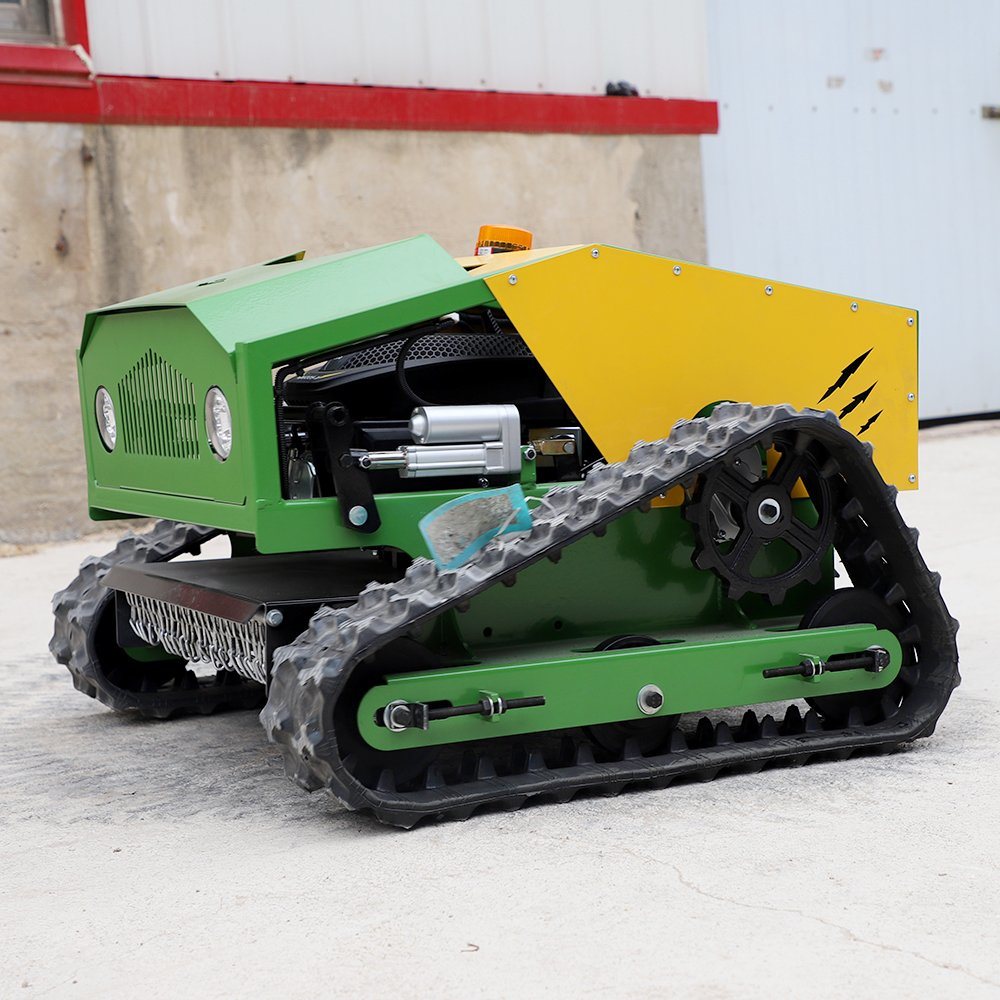 Lawn Tractor Crawler Robot Remote Control Grass Cutting Machine Lawn Mower