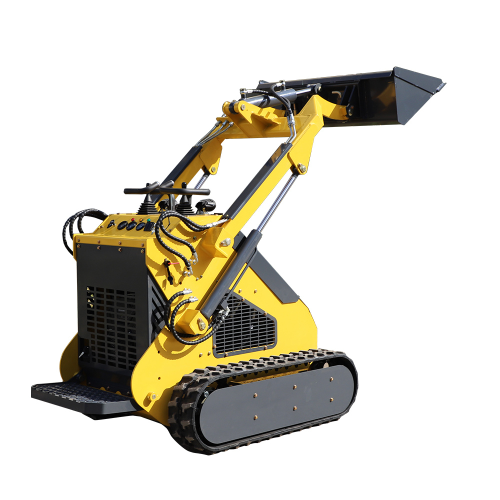 Small Skid Steer Front End Loader with Bucket Mini Skid Steer Loader Attachment Skidsteer Bagger Mini