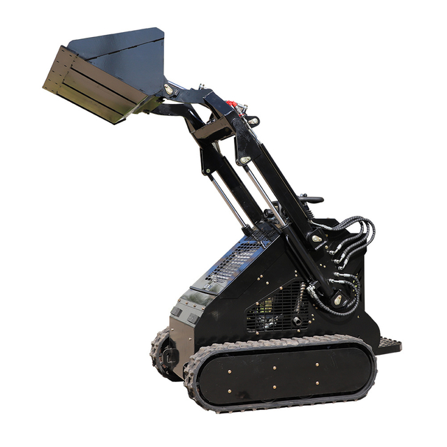 EPA 25HP Diesel Track Skid Steer Loader 500kg Mini Skid Steer Loader with Backhoe Excavator