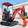 Free Shipping Home Mini Excavator Machinery New Crawler Digger 1 Ton 2 Ton EURO 5 Epa Kubota Engine Crawler Excavators 3.5 Ton