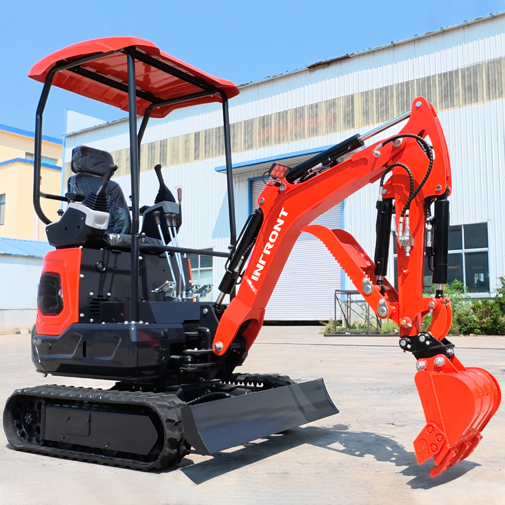 Free Shipping Home Mini Excavator Machinery New Crawler Digger 1 Ton 2 Ton EURO 5 Epa Kubota Engine Crawler Excavators 3.5 Ton