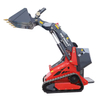 Chinese Micro Skidsteer Loader YF380 Mini Skid Loader With Attachments